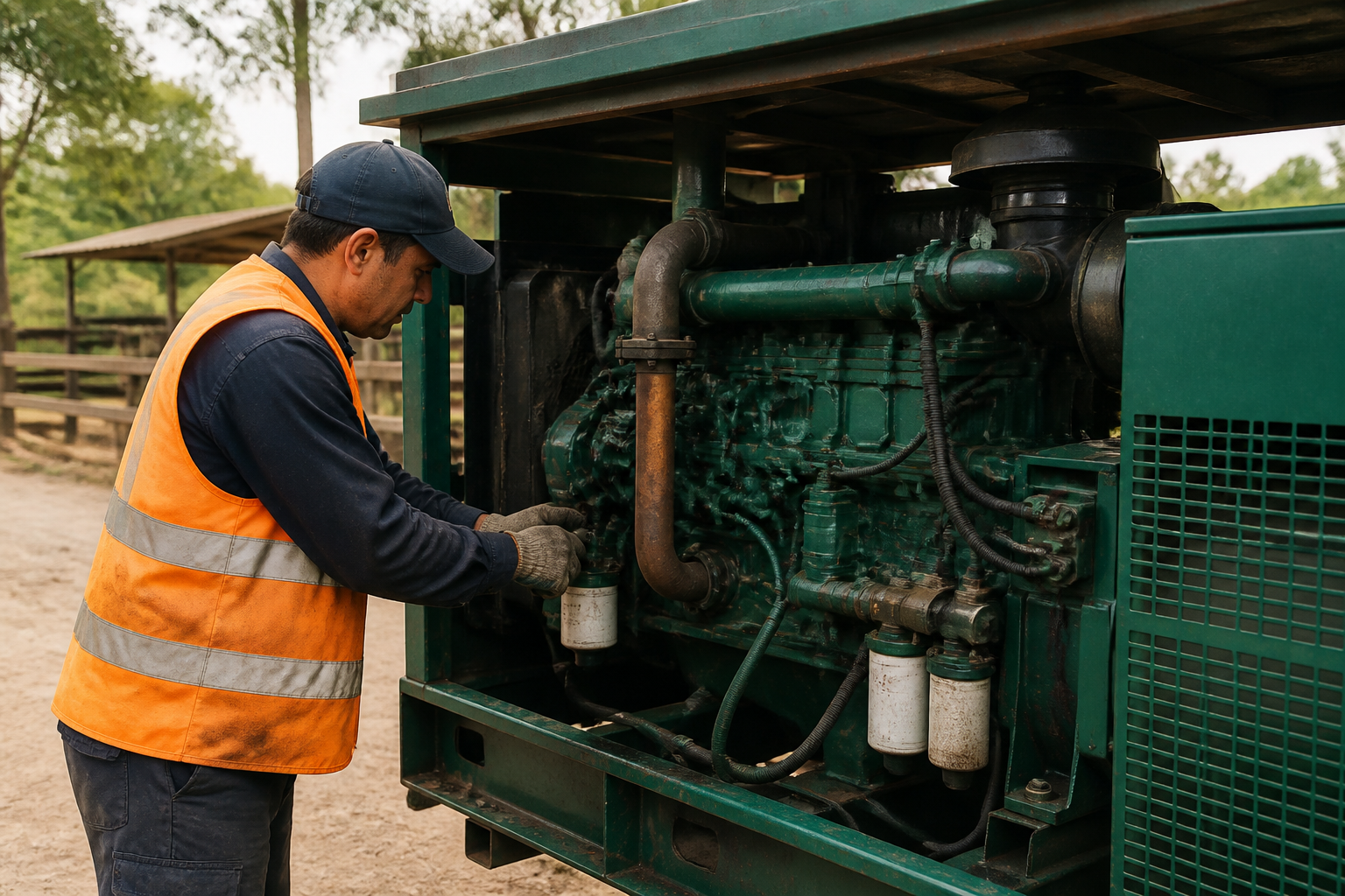 Aplicación comercial e industrial de planta eléctrica 30 kVA